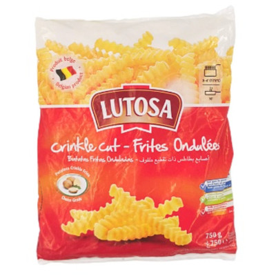 Lutosa 12mm Crinkle Cut French Fries